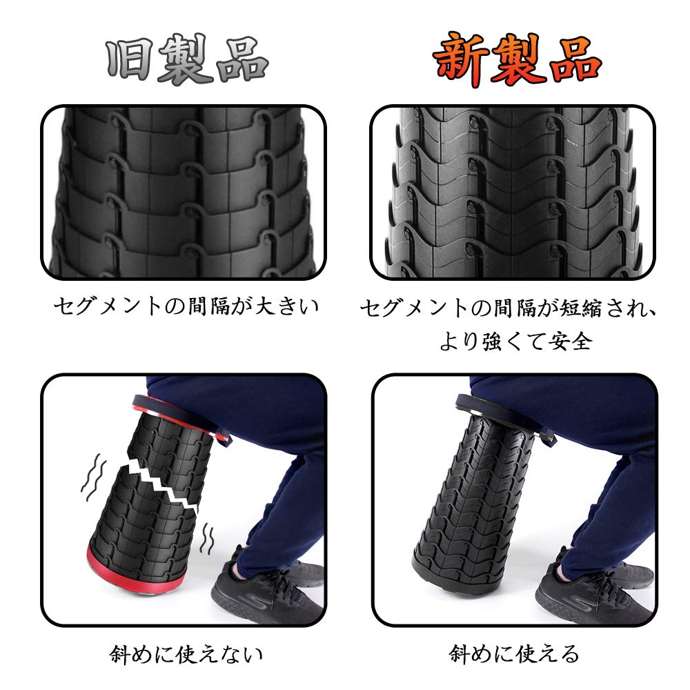 BIKYO Folding Outdoor Telescoping Camping Foldable Camping Easy To Load Opens and Closes In One Adjustable Waiting In Outdoor Storage Bag Included