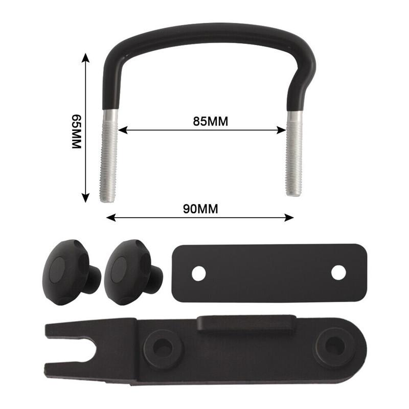 4 Pcs Stainless Steel Universal Roof Box Car Van Mounting Fitting Kit U-Bolts Clamps Car U-Bolts Clamps Roof Luggage