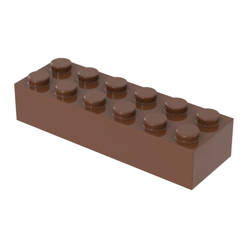 

Non-Toxic [Funbrick] 10/30/50Pcs Diy Building Blocks Bricks 2X6 Dots Educational Creative Size Compatible With 2456 Plastic 10PCS