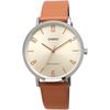 Casio LTP-VT01L-5B Quartz Women's Watch Light Brown Leather Strap Imported Model