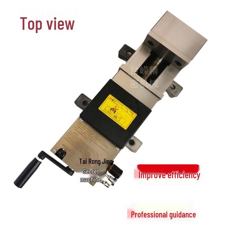 MC Precision 6-Inch Pneumatic Hydraulic Vise with Quick Hydraulic Flat Jaw and Full Accessories