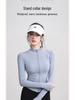 Women's Plus Velvet Sports Jacket - Slimming, Versatile Yoga Wear, High-End Feel, Warm Top for Running & Fitness