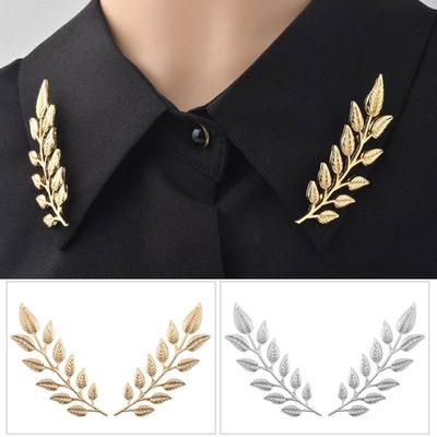 1 Pair Brooch Jewelry Leaf Pins Brooches for Women Leaves Brooch Broche Collar