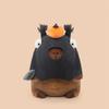 Dropshipping Robbing DogPlush Toy Stuffed Trick Capibara Black Masked Puppy Dog Plush Toys for Kids Birthday Gift for Boy