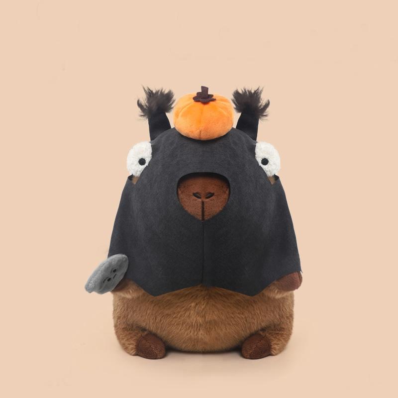 Dropshipping Robbing DogPlush Toy Stuffed Trick Capibara Black Masked Puppy Dog Plush Toys for Kids Birthday Gift for Boy