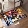 Custom Name Personalized Demon Slayer Print Carpet, Versatile Home Decor Rug, for Playroom, Apartment, Balcony, Entryway, Hallway Gift