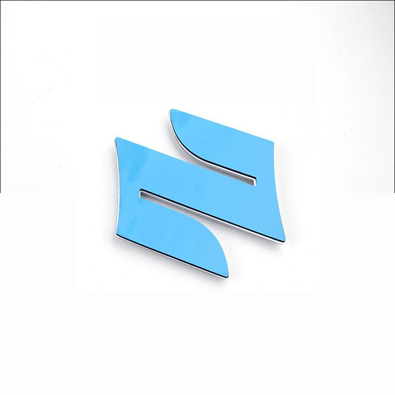 Car Front Rear Logo Auto Grille Emblem Sticker Accessories For Suzuki Jimny Swift Samurai Vitara SX4 Alto Kaiser Ingnis DZire