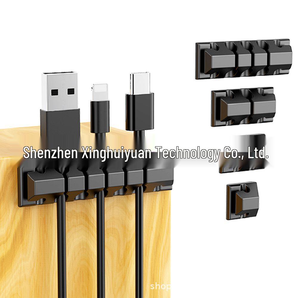 

Silicone Multi-hole Cable Organizer Set for Desktop