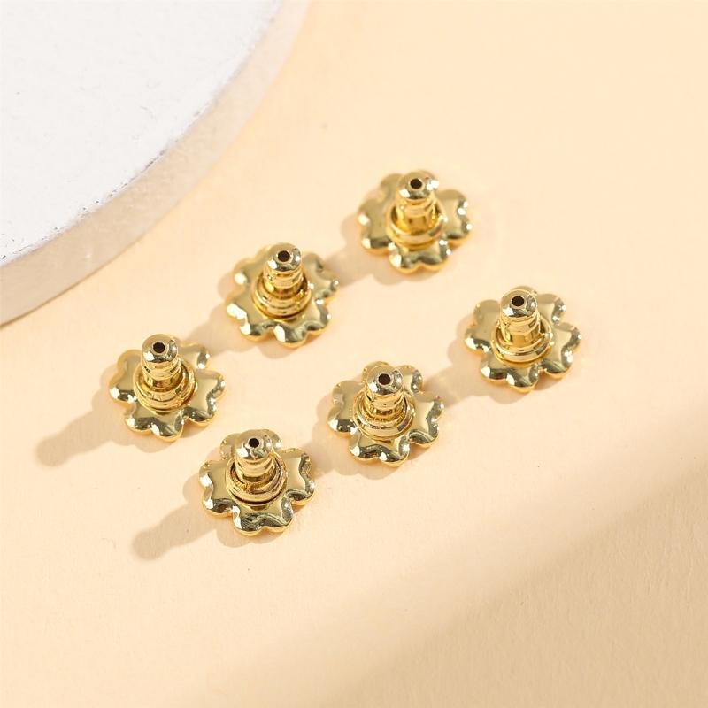 Sturdy Clovers Ear Stoppers Sweat Resistant Nonslip Grip Universal Fit for Earrings and Studs
