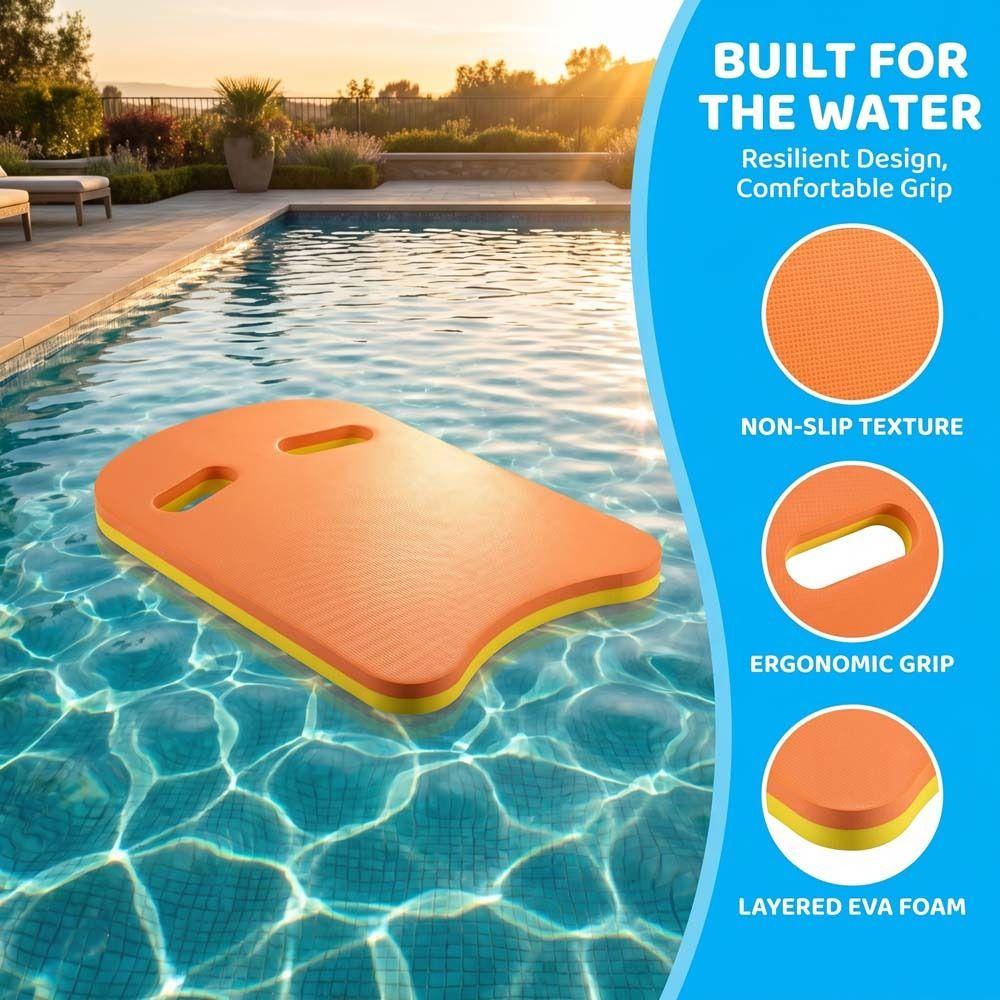Floating Plate Kids Swimming Kickboard Training Aids Cartoon Plate Surf EVA Swimming Board  Adults