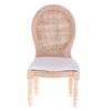 1/12 Dolls Miniature Furniture Wooden Unpainted Dining Chair For Dollhouse