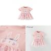 Girl Dress With Cartoon Pattern For Summer Kids Casual Outing