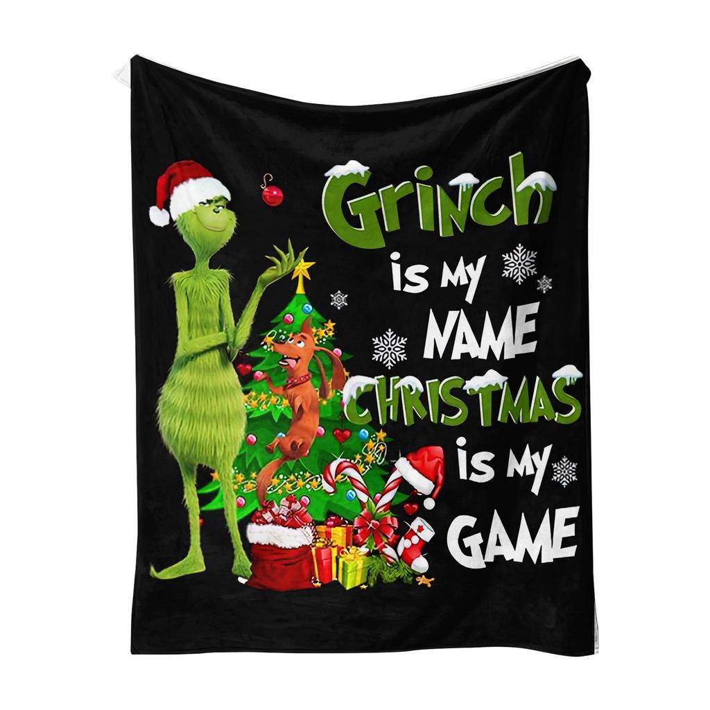 Christmas Blanket Cover Soft And Comfortable Plush Wool Flannel Blanket