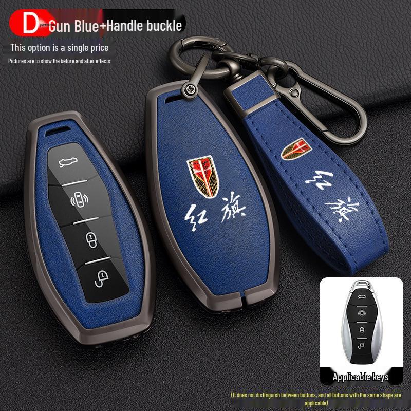 2023 Hongqi H5/H6/HS5 Men's Key Case for HS3 & HQ9 with EQM5 High-End Shell