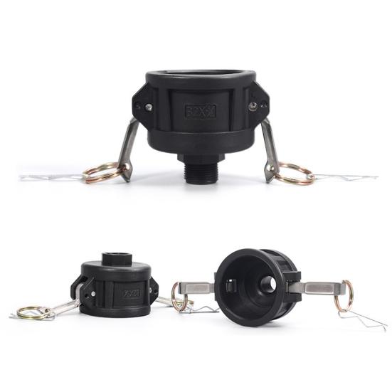 Gallon IBC Tote Adapter 2 Inch Camlock Fittings To 3/4 Inch Thread Water Tank Quick Connector Drain Garden Hose Adapter Gardening Supplies