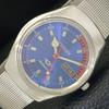 JAPAN VINTAGE CITIZEN AUTOMATIC 8200 MENS BLUE COLOR DIAL WATCH A702768-1 R210-a702768