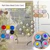 50Pcs Transparent Glass Nail Art Display For Showing Gel Polish Designs Nail Color Board Tips Card Manicure Tools