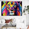 Decorative Painting Painted Lion Creative Animal Frameless Painting Core Home Living Room Decoration
