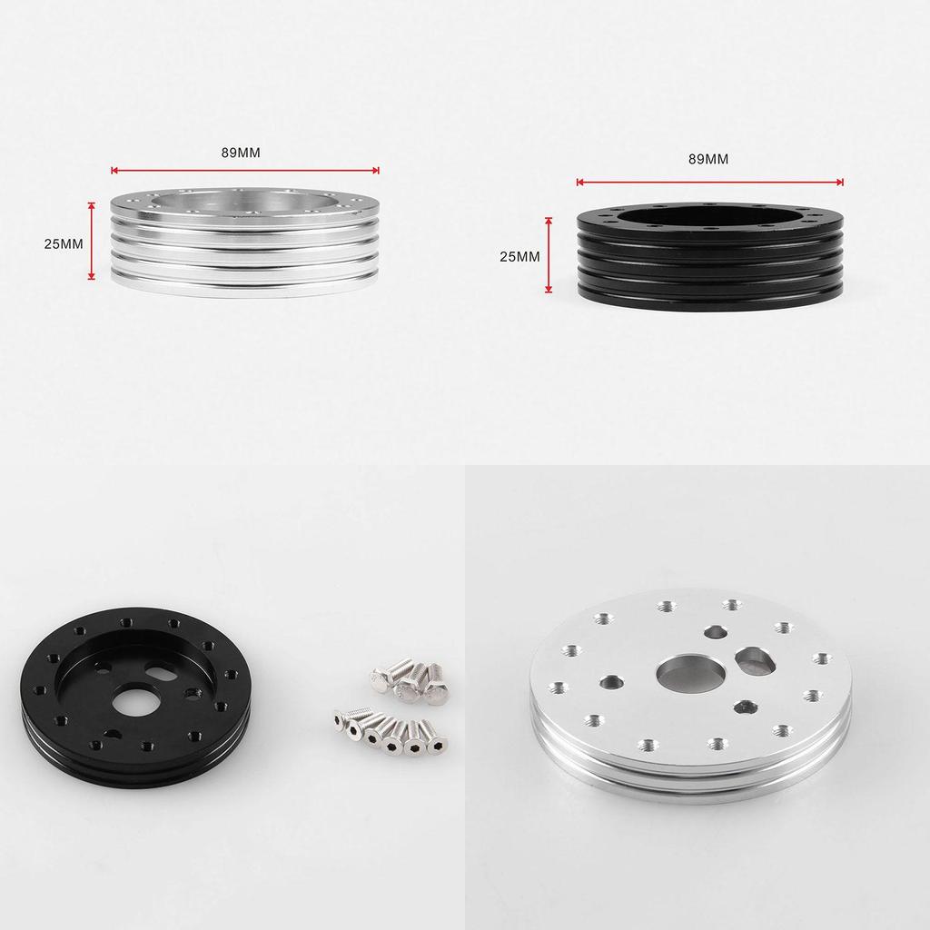 Premium Qualität Universal Auto Distanzstück 0,5"/1" Nabe Für 6 Loch Lenkrad Zu 3 Loch Adapter