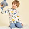 Kids' Pure Cotton Autumn Clothing Set: Warm Underwear, Base Layer Pajamas, and Knitwear for Boys and Girls