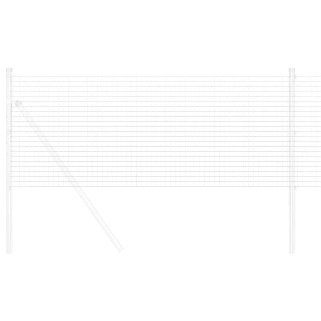 Welded Wire Fence Silver