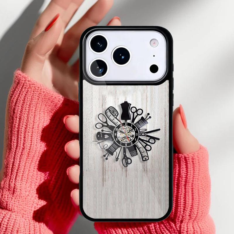 Hair Stylist Tools Phone Case for iPhone 17 16 15 14 13 Pro Max Back Cover for 12 11 Pro Coque
