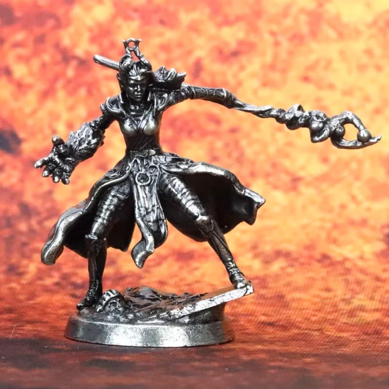Fantasy RPG Metal Miniatures Holy Light Heroes Vs Shadow Undead Paintable Tabletop Game Figures War Chess Model Tabletop Game