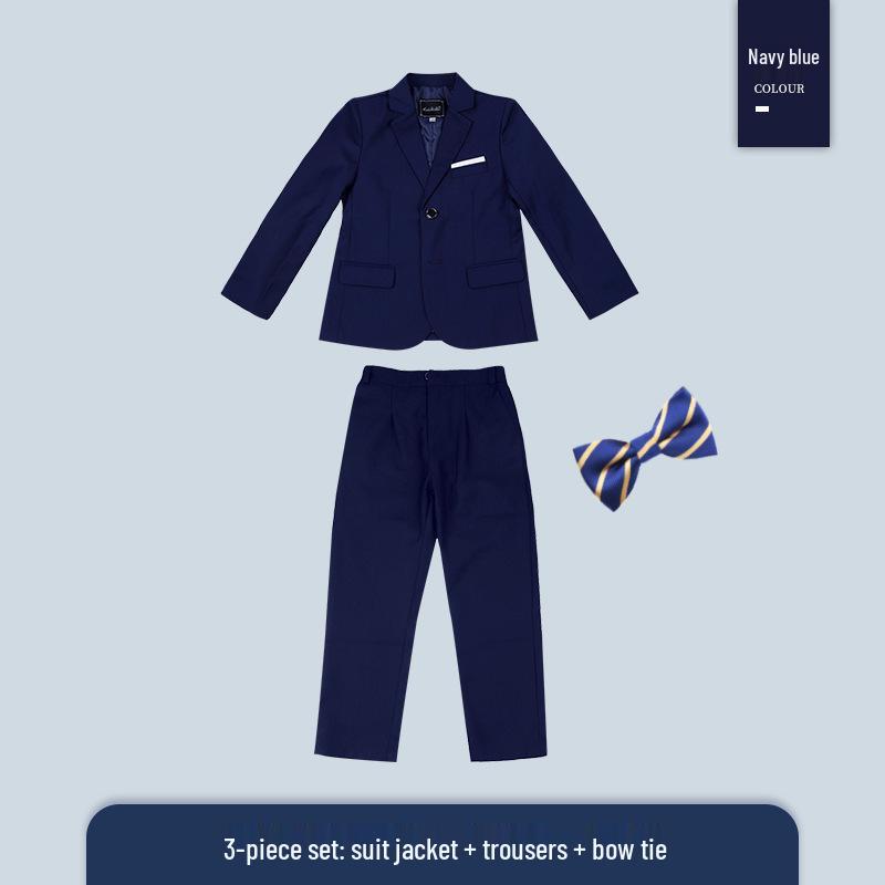 

Комплект костюма с цветочным принтом для мальчиков больших размеров для фортепианных выступлений 150cm