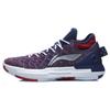 Li Ning YuShuai 13 Cushioning Slip Resistant Abrasion Resistant Low Top Basketball Shoes Men's Navy ABAP095-3