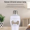 E27 Infrared Motion Sensor Energy-Saving Lamp Holder with Smart Delay for Hallway