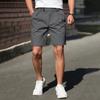 Herren Freizeithose Gerader Schnitt Knopfbefestigung Reißverschluss Seitentaschen Gürtelschlaufen Leichter Stoff für den täglichen Gebrauch