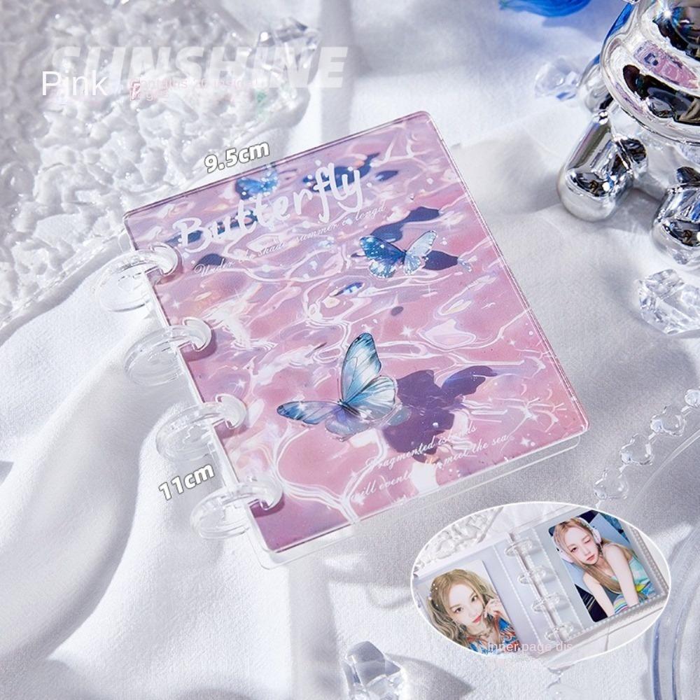 PP Photocard Binder Butterfly in Water Postcard Book New Collectible Card Album  Unisex