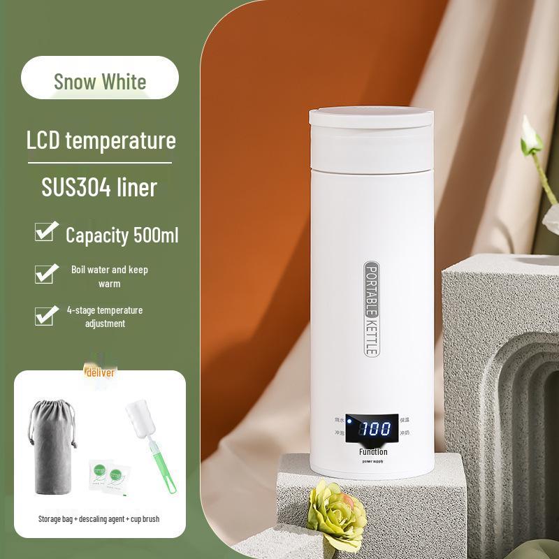 High-Value Portable Smart Thermos: Integrated Heat-Retaining Water Boiler for Home, Office, and Travel