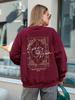 European & American Retro Ins-Style Loose Round Neck Sweatshirt for Women - Autumn/Winter Fashion.