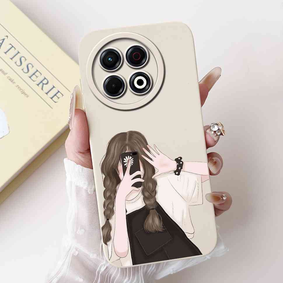For Tecno Spark 30 Pro 4G 6.78" Case Cartoon Bunny Fashion Girl Soft Silicone Cover For Tecno Spark 30Pro KL7 Protective Cases