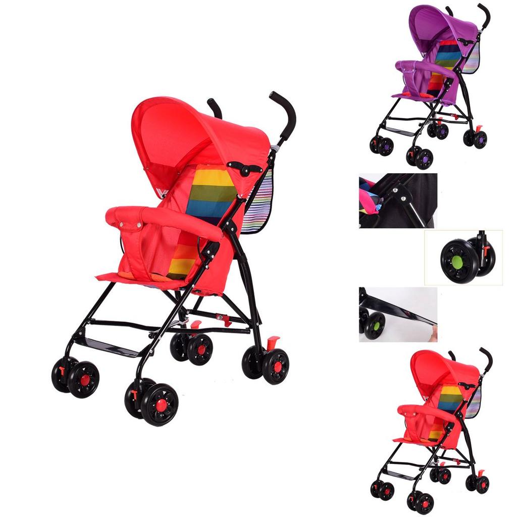 Compact Lightweight Baby Stroller Portable Umbrella Stroller Ideal For Travel
