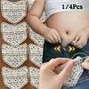 3/24 pezzi Espansore Vita Jeans in Cotone Espansori Vita Lavorati a Maglia Vuoti per Maternità Accessori per Abbigliamento Regolabili