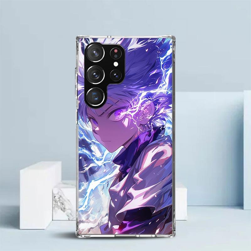 Huner X-Hunters Killua Soft Cover for Samsung Galaxy S25 Edge S26 S24 S23 Ultra Phone Case S22 S21 Plus S20 FE Print Pattern She