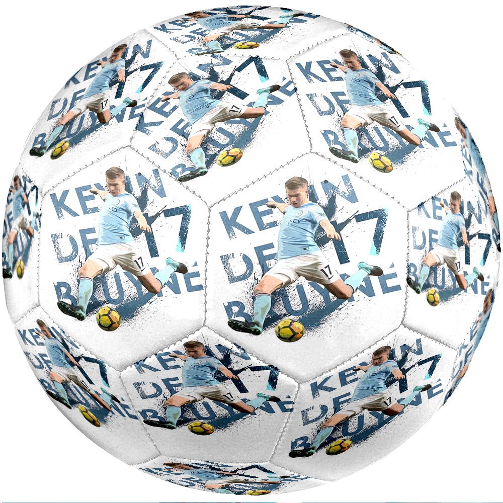 Kevin De Bruyne Theme Soccer Ball Size 5 Soccer Ball Soft Touch Professional Training Football for Outdoor Sports