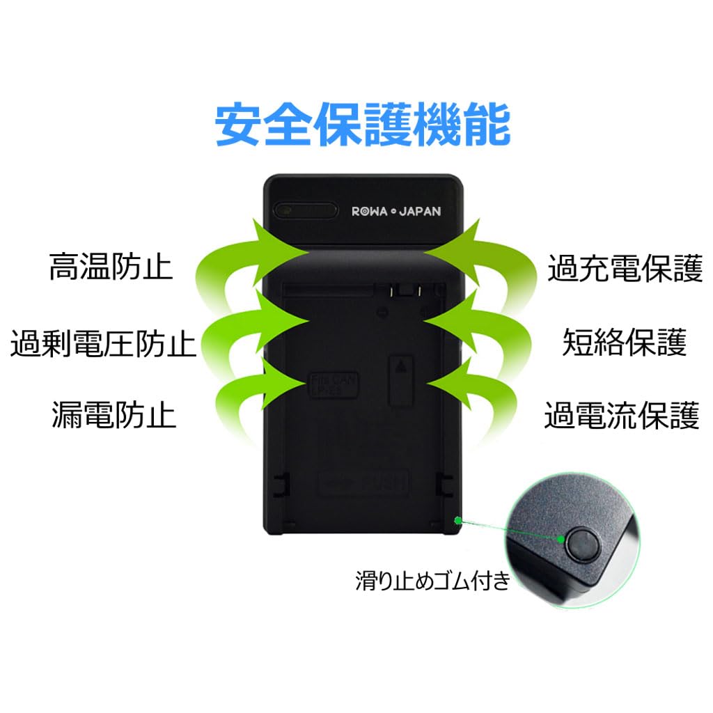 Rowa Japan Kompatybilny Kompatybilny Ładowarka USB Standard PSE Kompatybilny z Canon Rebel EOS i RP LP-E17 (2 Ładowarki) + Zestaw LC-E17 Type-C, Inspekcja,