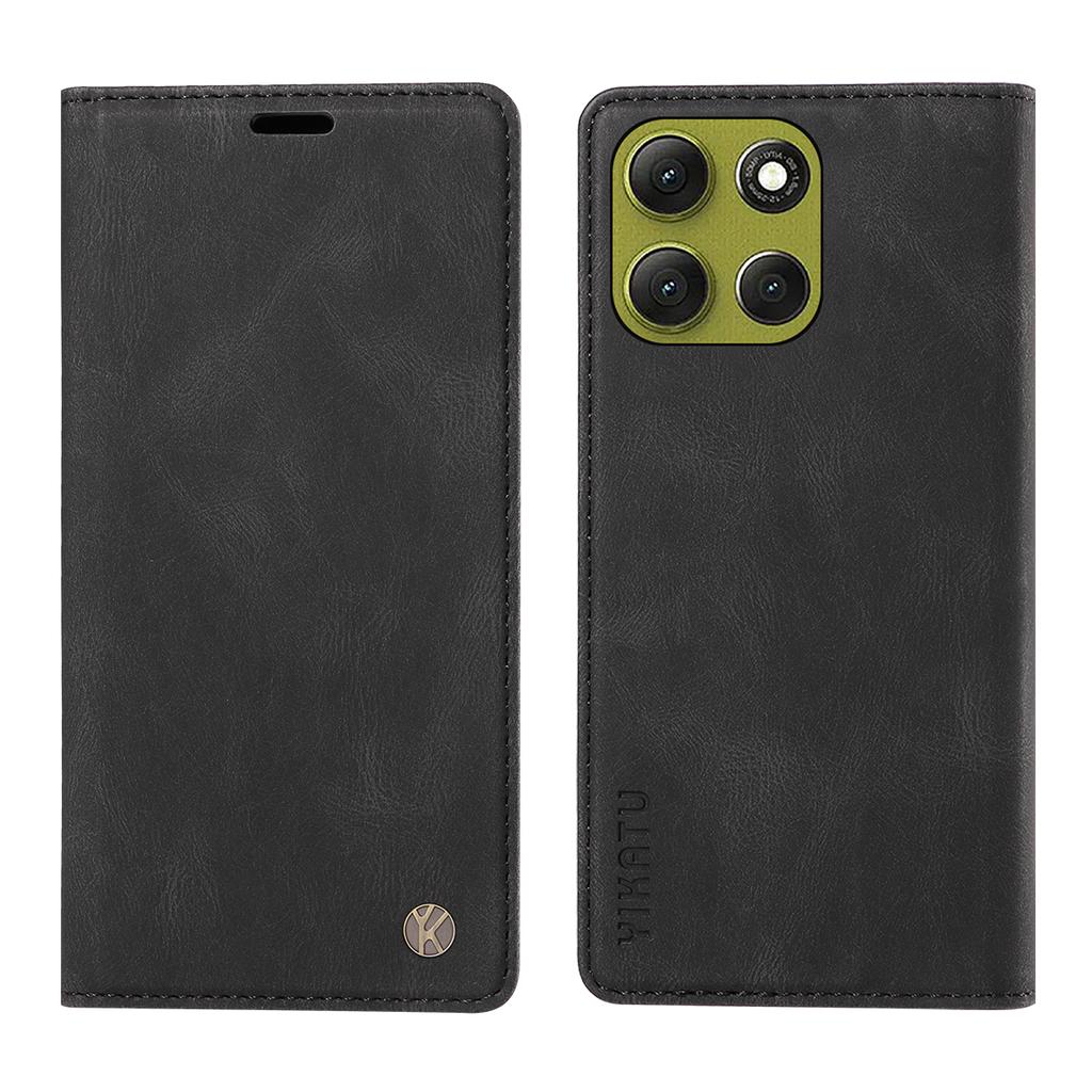 For Motorola Moto G86 5G Leather Cover YIKATU YK-004 Skin-Touch Wallet Phone Cases
