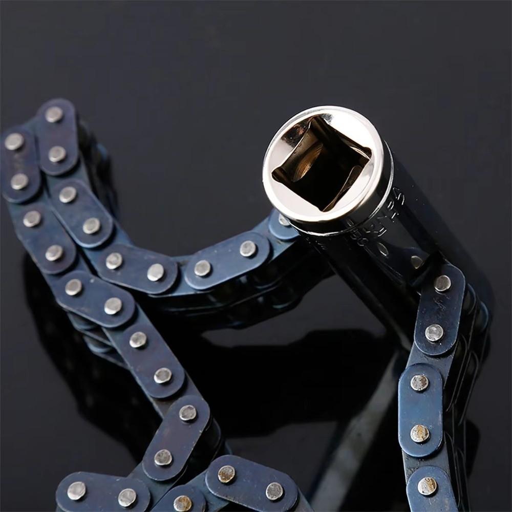 Double Chain Chain Type Wrench Chain Type Oil Filter Remover Oil Filter Wrench For Auto Car Repair