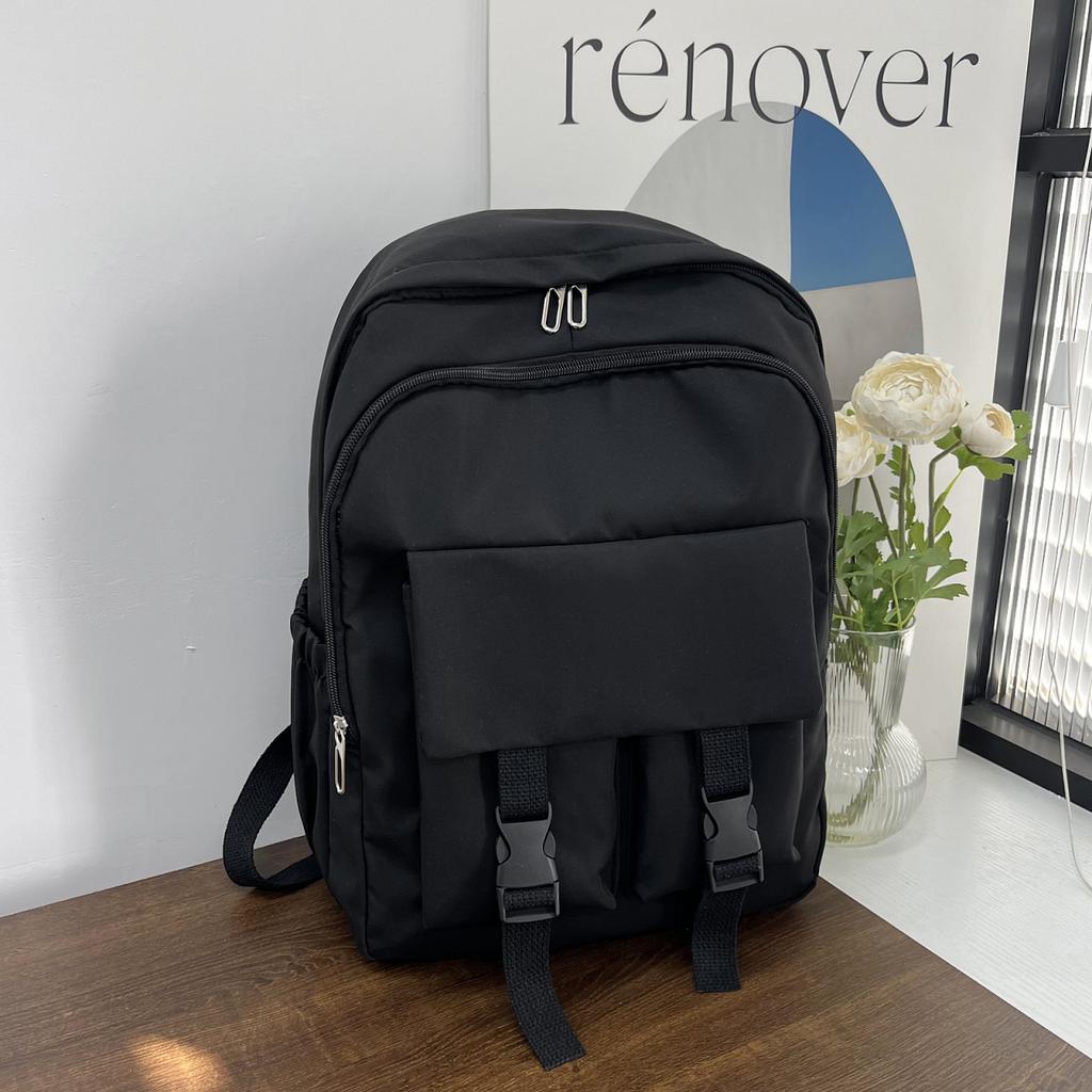 Student schoolbag fashionable and simple couple backpack 2025 new large-capacity lightweight backpack