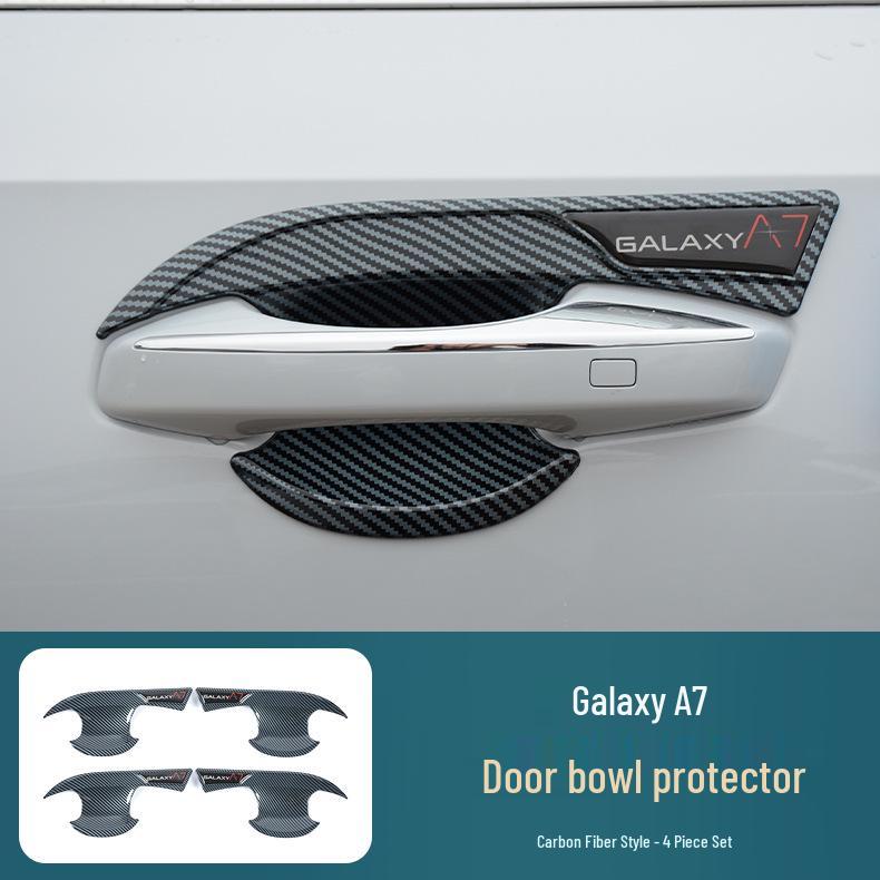 Geely Galaxy A7 Door Handle Protective Sticker - Anti-Scratch Decorative Accessory