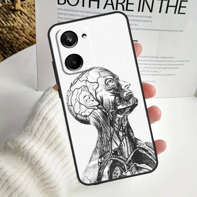 Human Anatomy For Realme GT7 Pro GT6 C75 C61 C67 C63 C71 C55 C51 C65 C53 10 11 12 13 14 15 Pro Plus Case