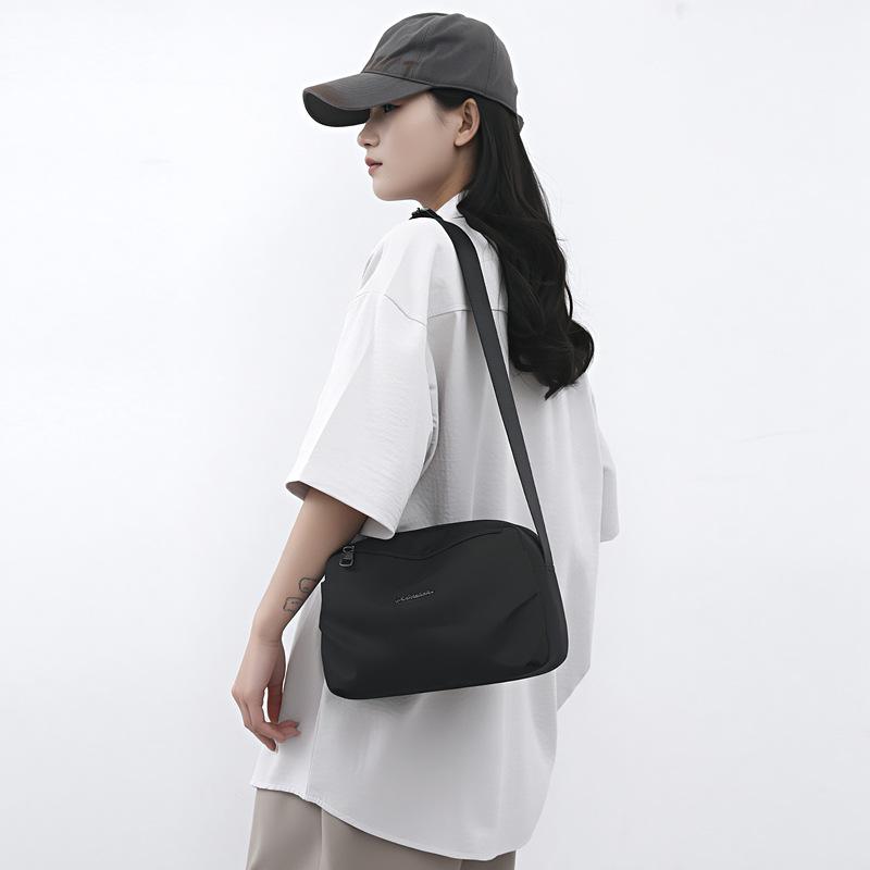 Solid Color Crossbody Bag Sport Shoulder Bag