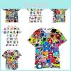 T-shirt Casual Unisex Alphabet Lore Cosplay Top Per Bambini