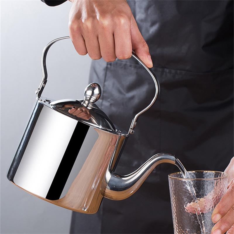Stainless Steel Kettle with Strainer for Tea Kettle 1.5L/2L Thickened Electric Ceramic Cooktop and Gas Stove Home Camping Kettle