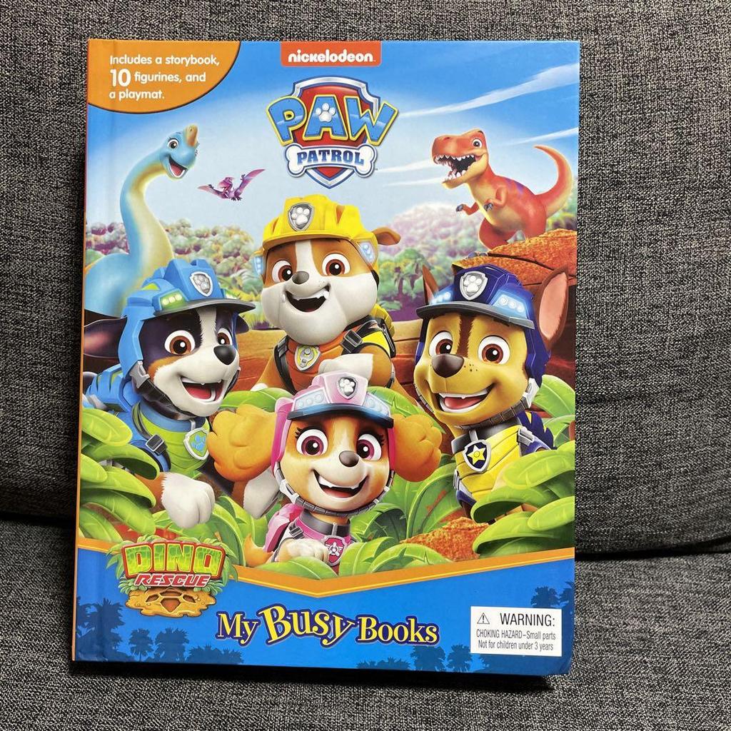 [USED] Paw Patrol My Busy Book with 10 Figures