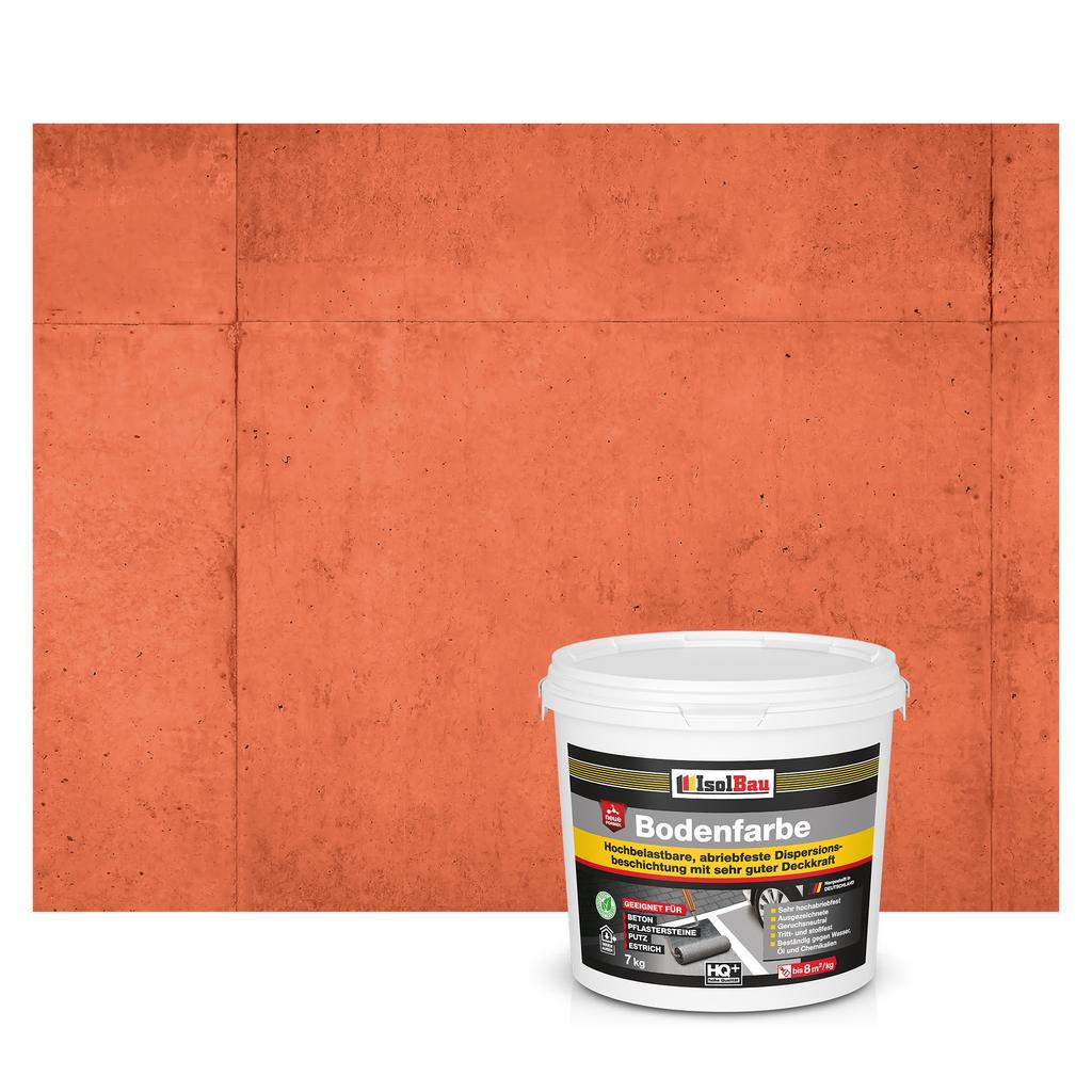 IsolBau Road Paint for Concrete Bodenfarbe 7 Brick Red